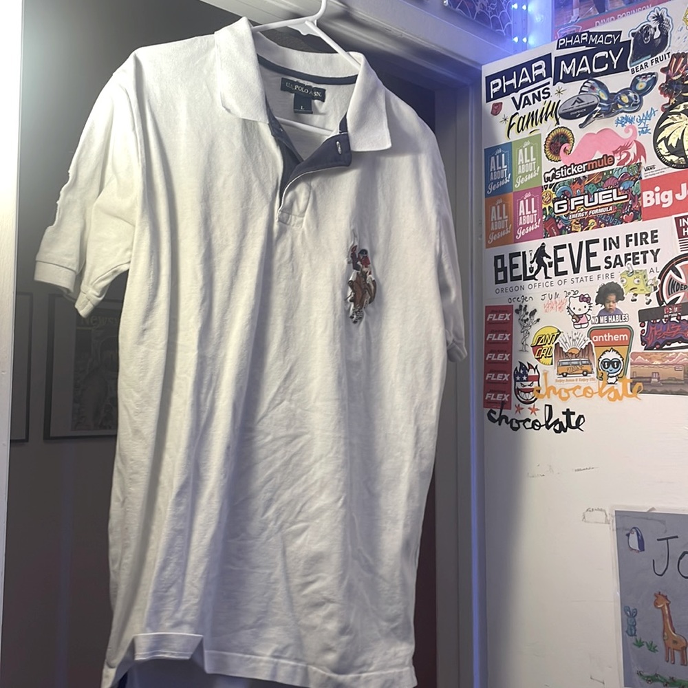 white polo